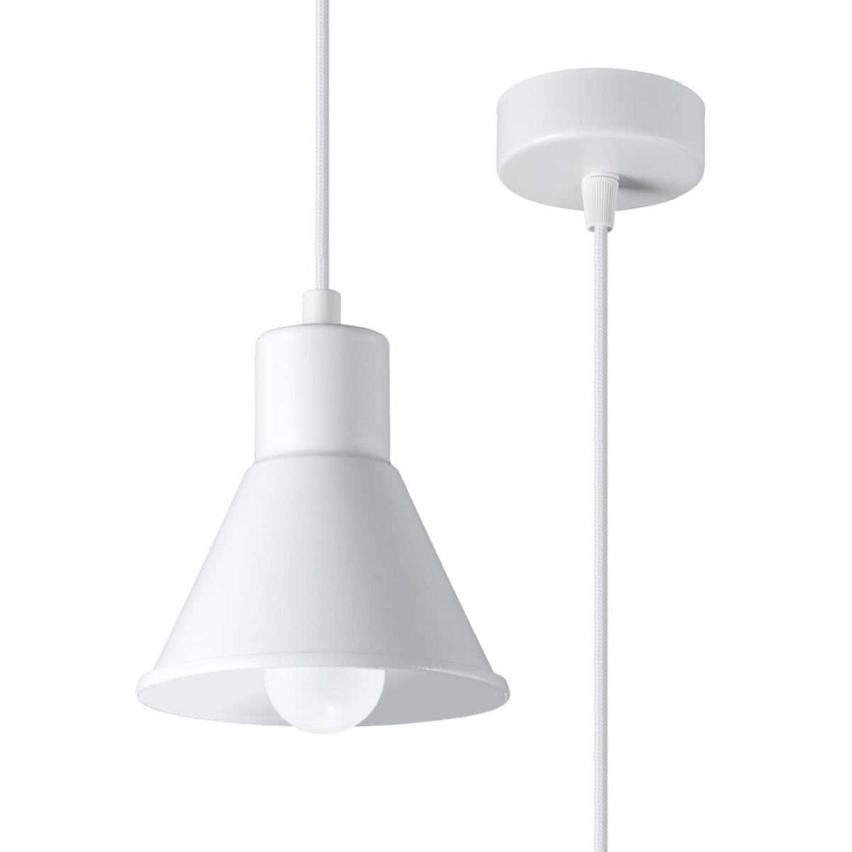 Lampe pendante TALEJA 1 blanc [E27].