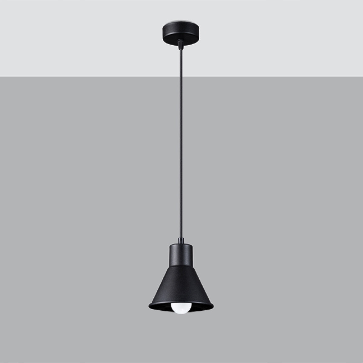 Lampe pendante TALEJA 1 noir [E27].