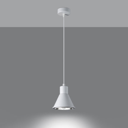 Lampe suspendue Conique 1 blanc [ES111]
