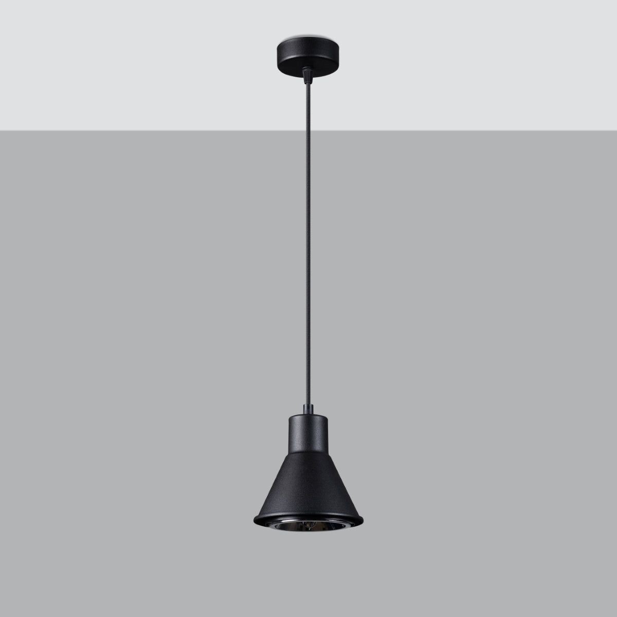 Conique 1 black pendant lamp [ES111]