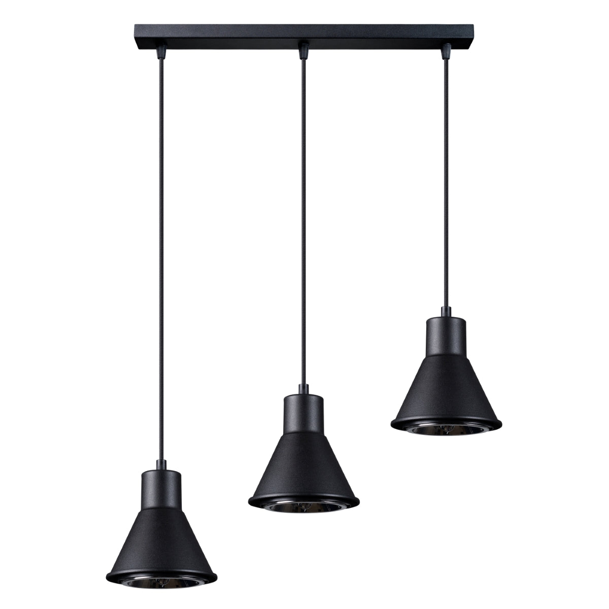 Lampe pendante TALEJA 3 noir [ES111]