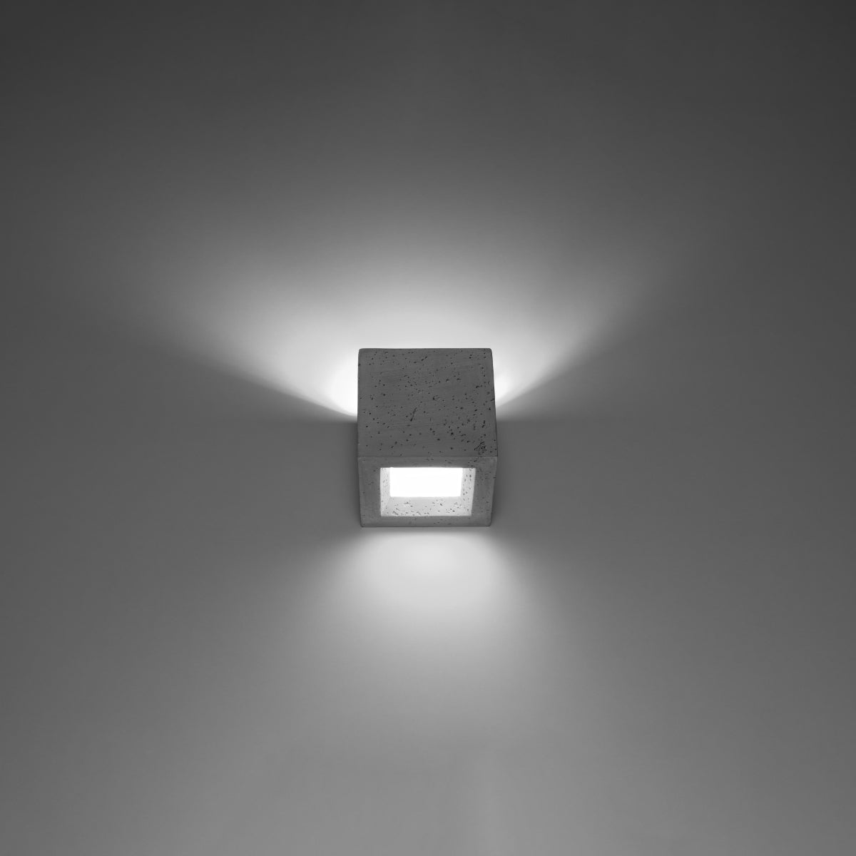 Concrete Cube Wall Light