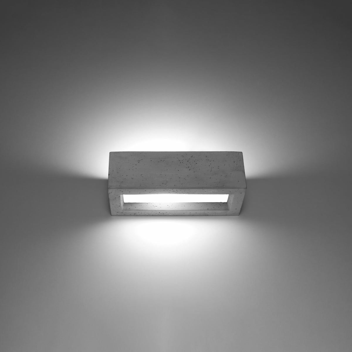 Open Rectangle Wall Light 30 concrete