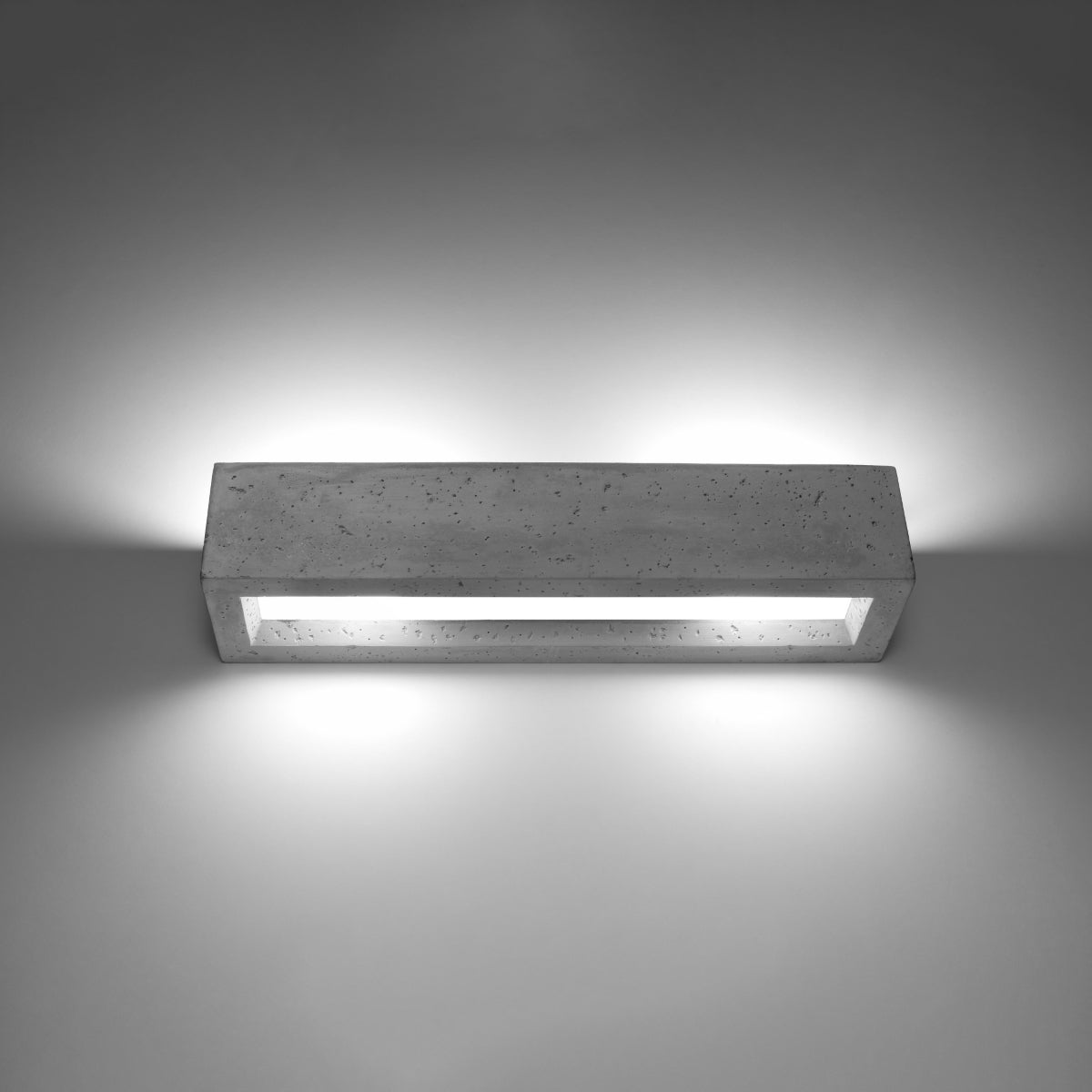 Open Rectangle Wall Light 50 concrete