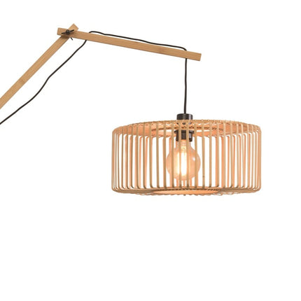 Bromo Natural Bamboo Wall Light 40x18 cm L