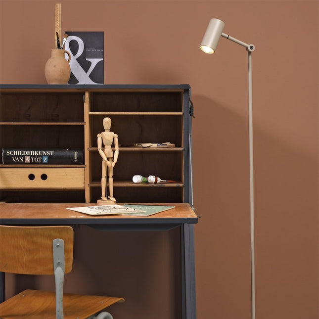 Lampadaire Montreux Fer Sable LED 134 cm