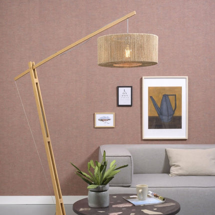 Iguazu Stehlampe Jute und natürlicher Bambus 218 cm