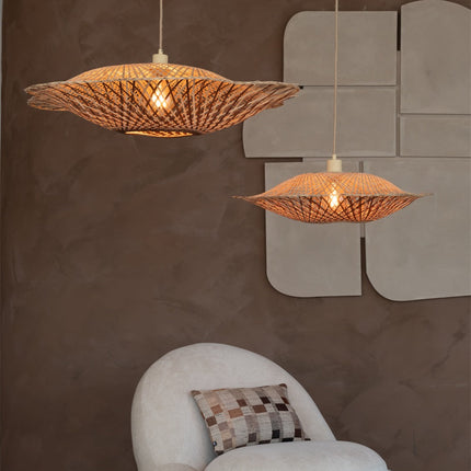 Suspension Madura Bambou Naturel et Brun