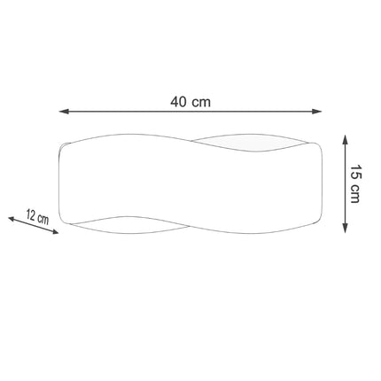 Applique Flux Lumineux 40 blanc