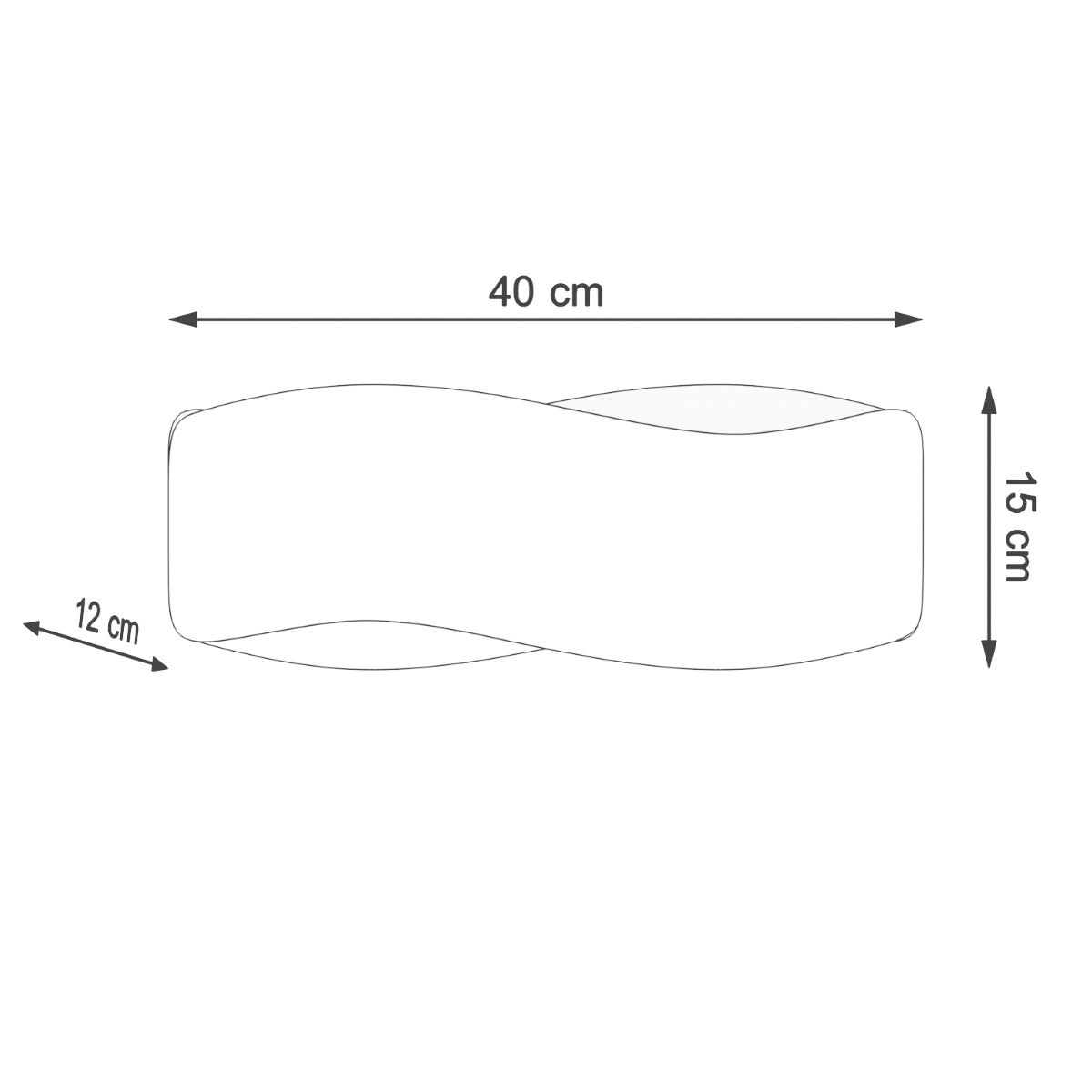 Applique Flux Lumineux 40 blanc