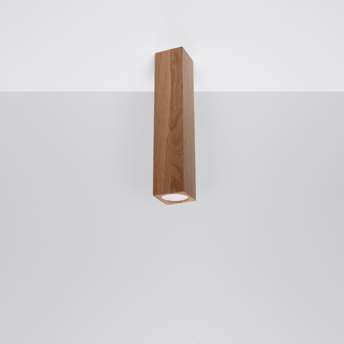 Facette Cubic 30 ceiling light in oak