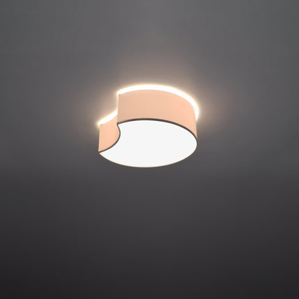 Plafonnier Cercle Courbé 1 blanc