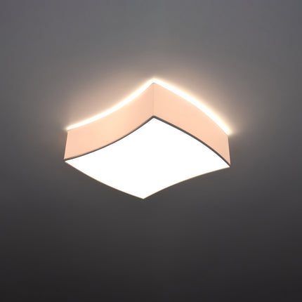 Plafonnier Carré Souple 1 blanc