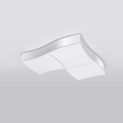 Plafonnier Carré Souple 3 blanc