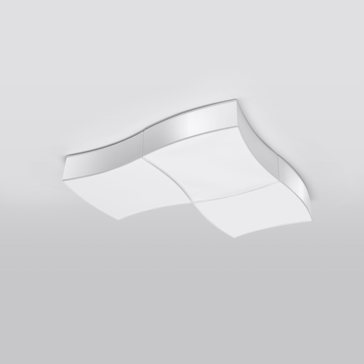 Square Ceiling Light Soft 3 white