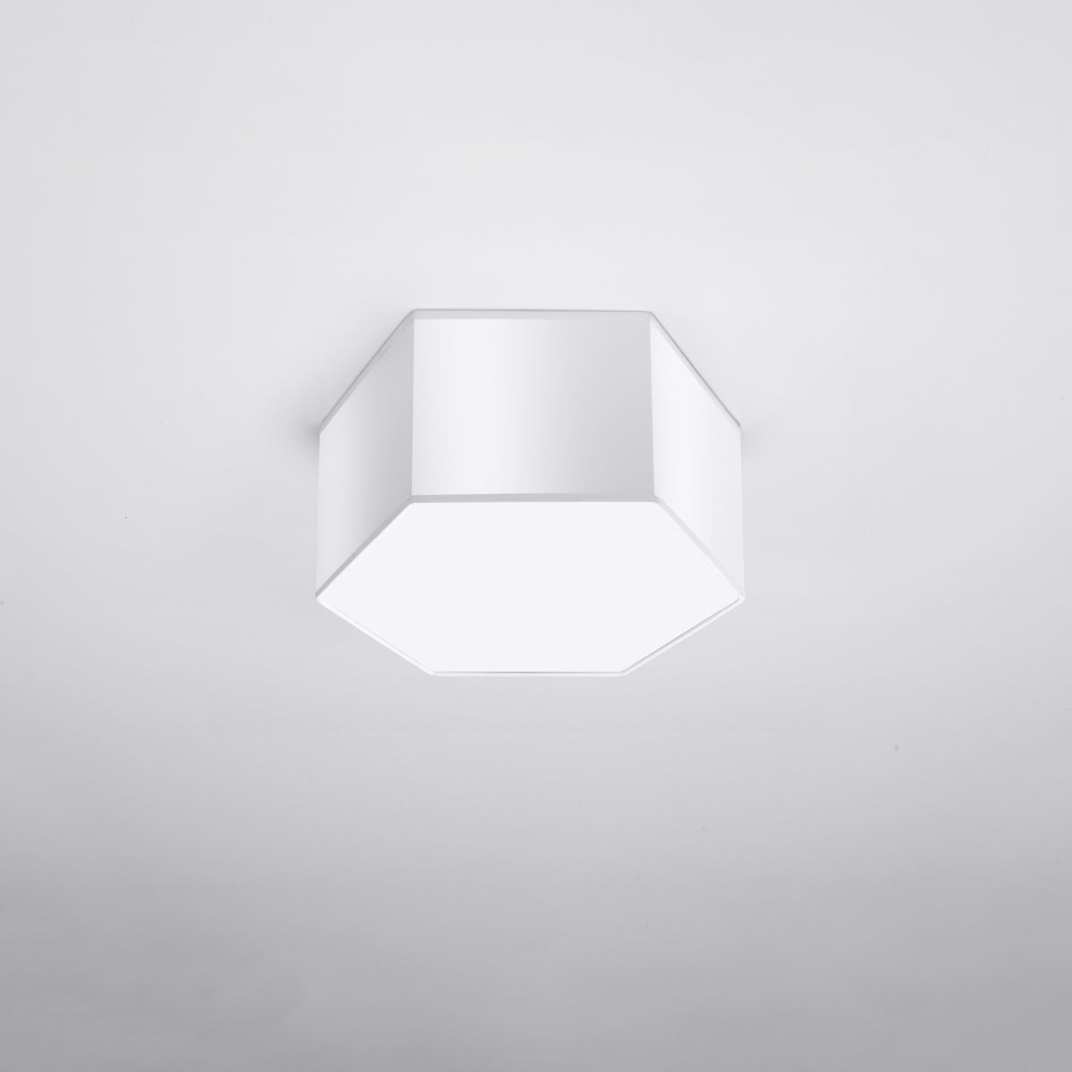 Plafonnier Hexagonal Pure 15 blanc