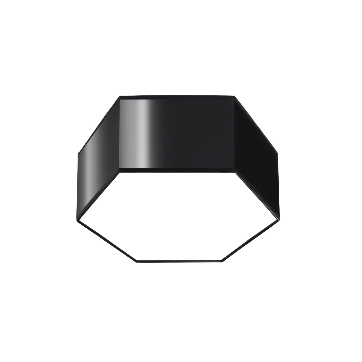 Plafonnier Hexagonal Pure 13 noir