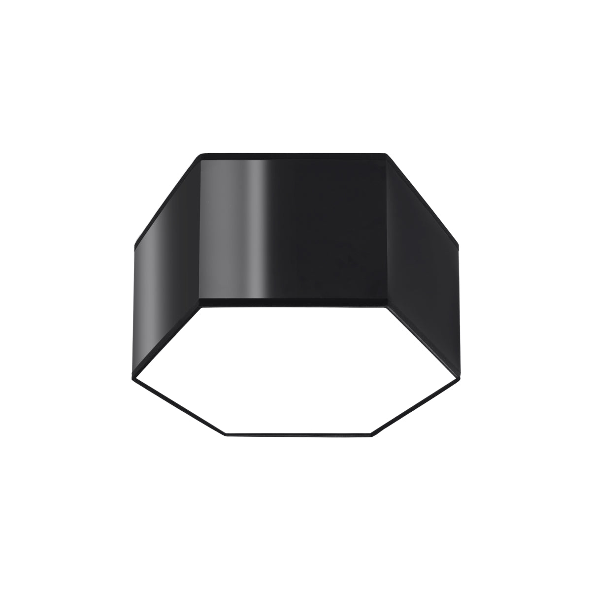 Plafonnier Hexagonal Pure 15 noir