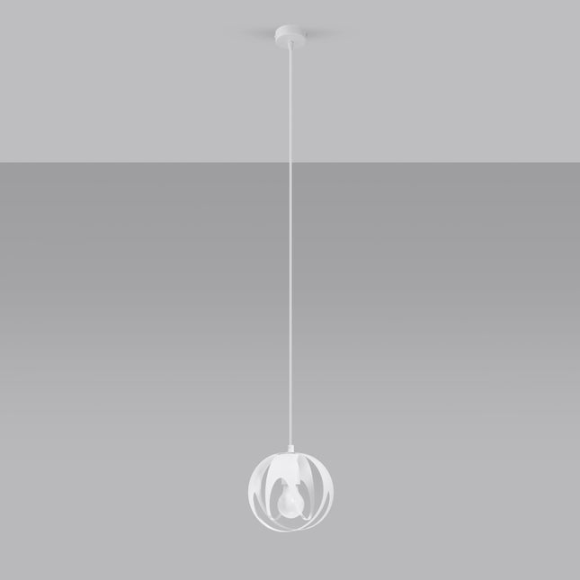 Lotus Modern Pendelleuchte 1 weiß