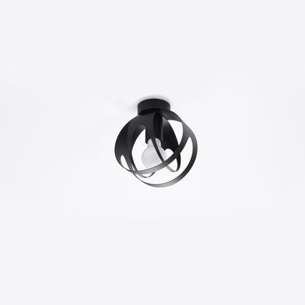 Plafonnier Lotus Moderne noir
