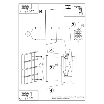 Applique Envol Géométrique blanc