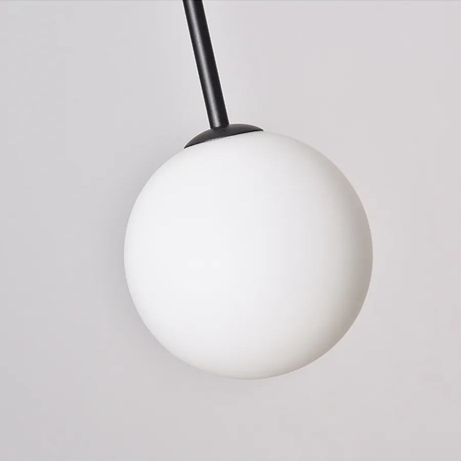 Nordic Colorful Spherical Geometric Chandelier