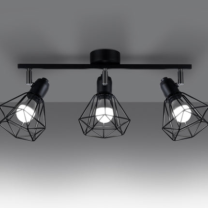 Plafonnier Ajustable LED 3 noir