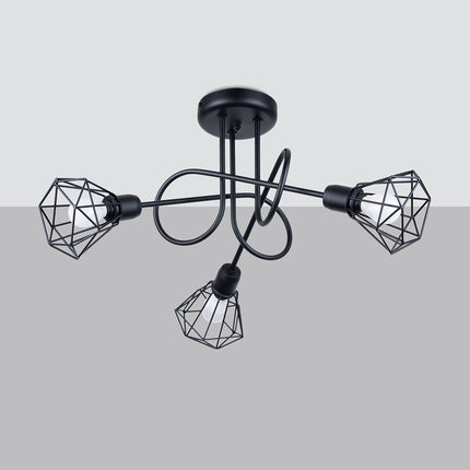 Lustre Ajustable LED 3S noir