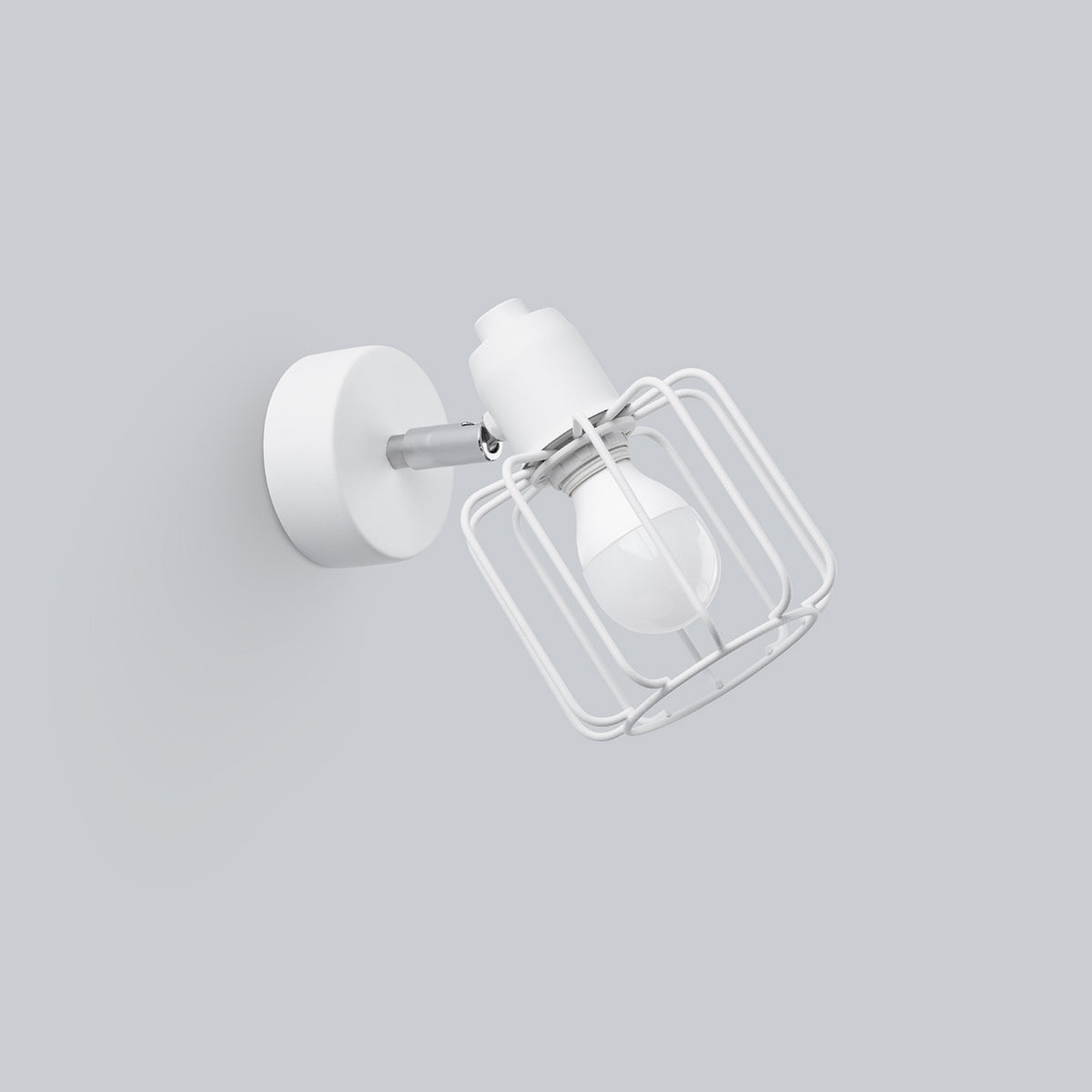 Applique Cage Orientable LED Blanche