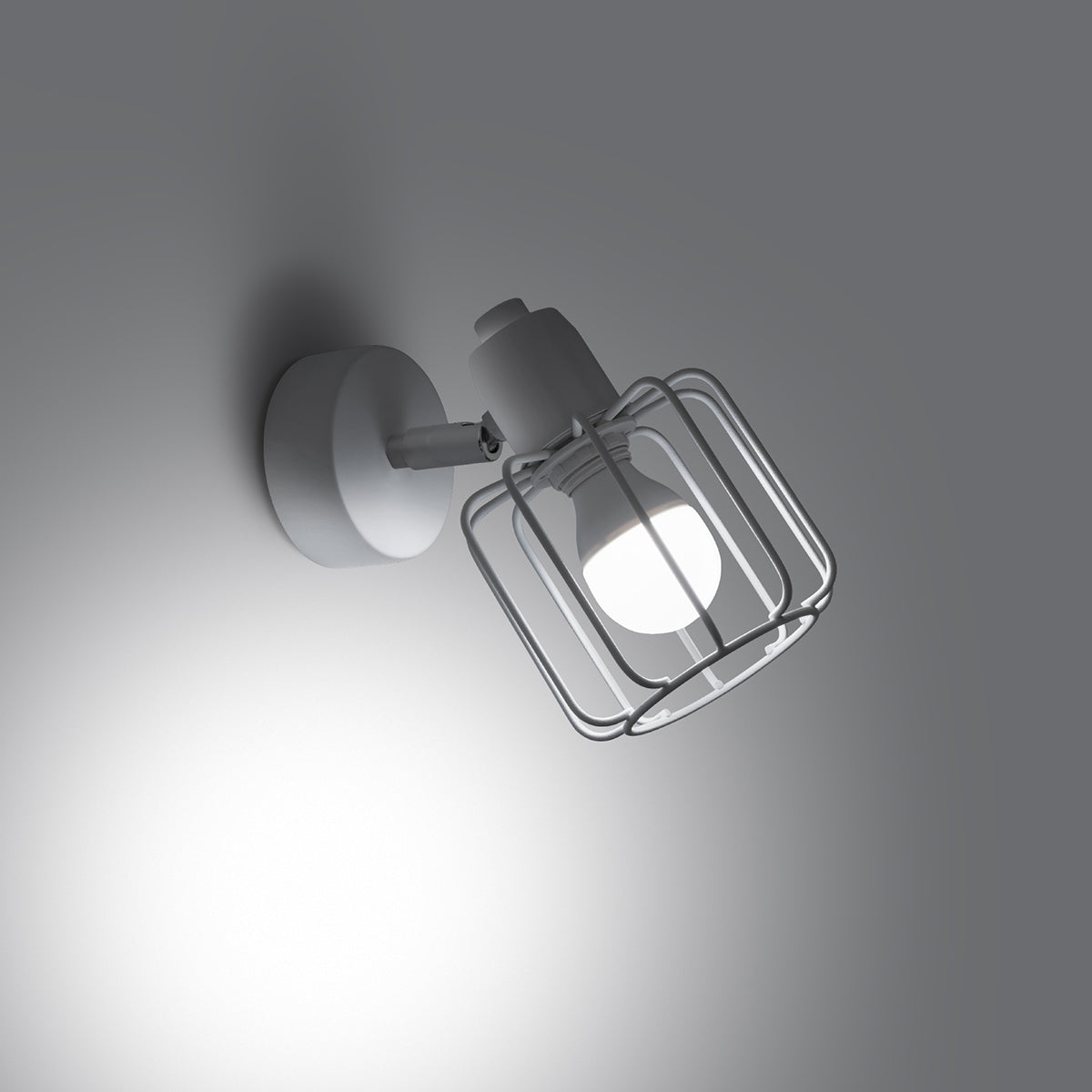 Applique Cage Orientable LED Blanche