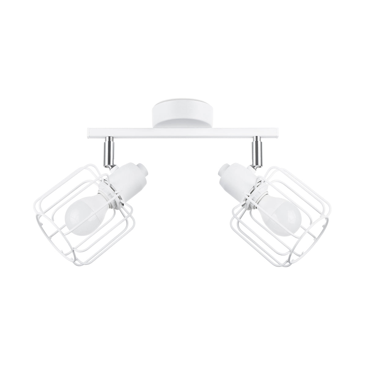 Adjustable Cage Ceiling Light 2 white