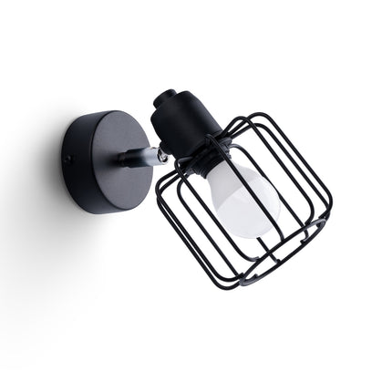 Applique Cage Orientable LED Noir