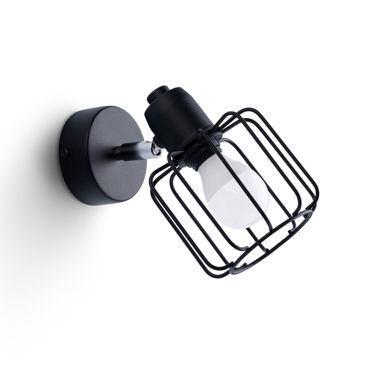 Applique Cage Orientable LED Noir