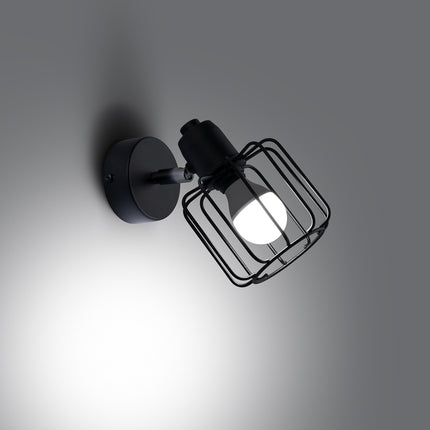 Applique Cage Orientable LED Noir