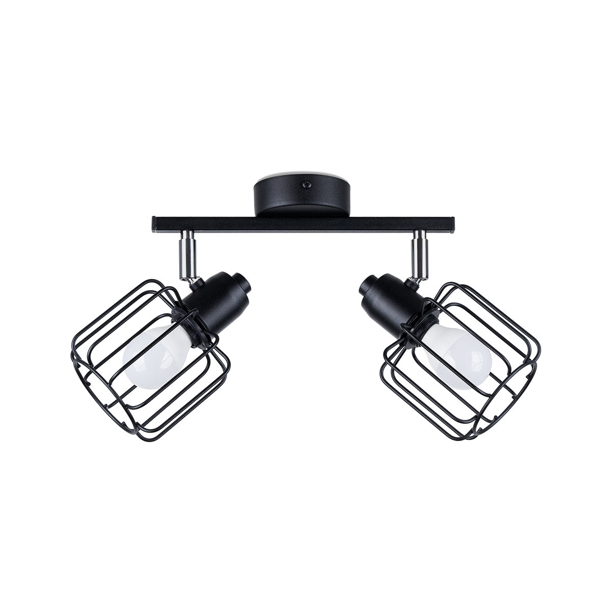 Adjustable Cage Ceiling Light 2 black