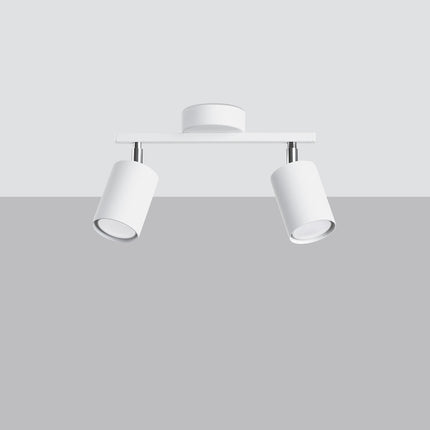 Plafonnier Focus Moderne 2 blanc