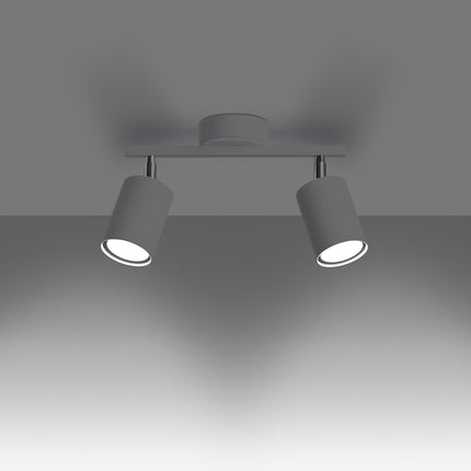 Plafonnier Focus Moderne 2 blanc