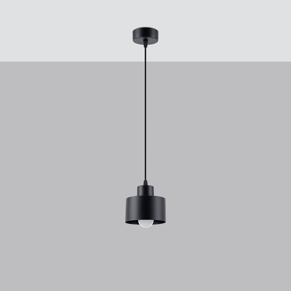 Lampe suspendue Cloche Design 1 noir