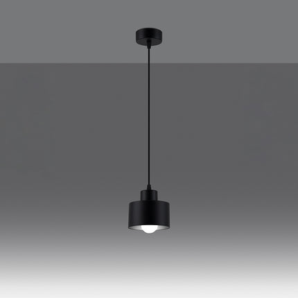 Cloche Design 1 schwarze Hängelampe