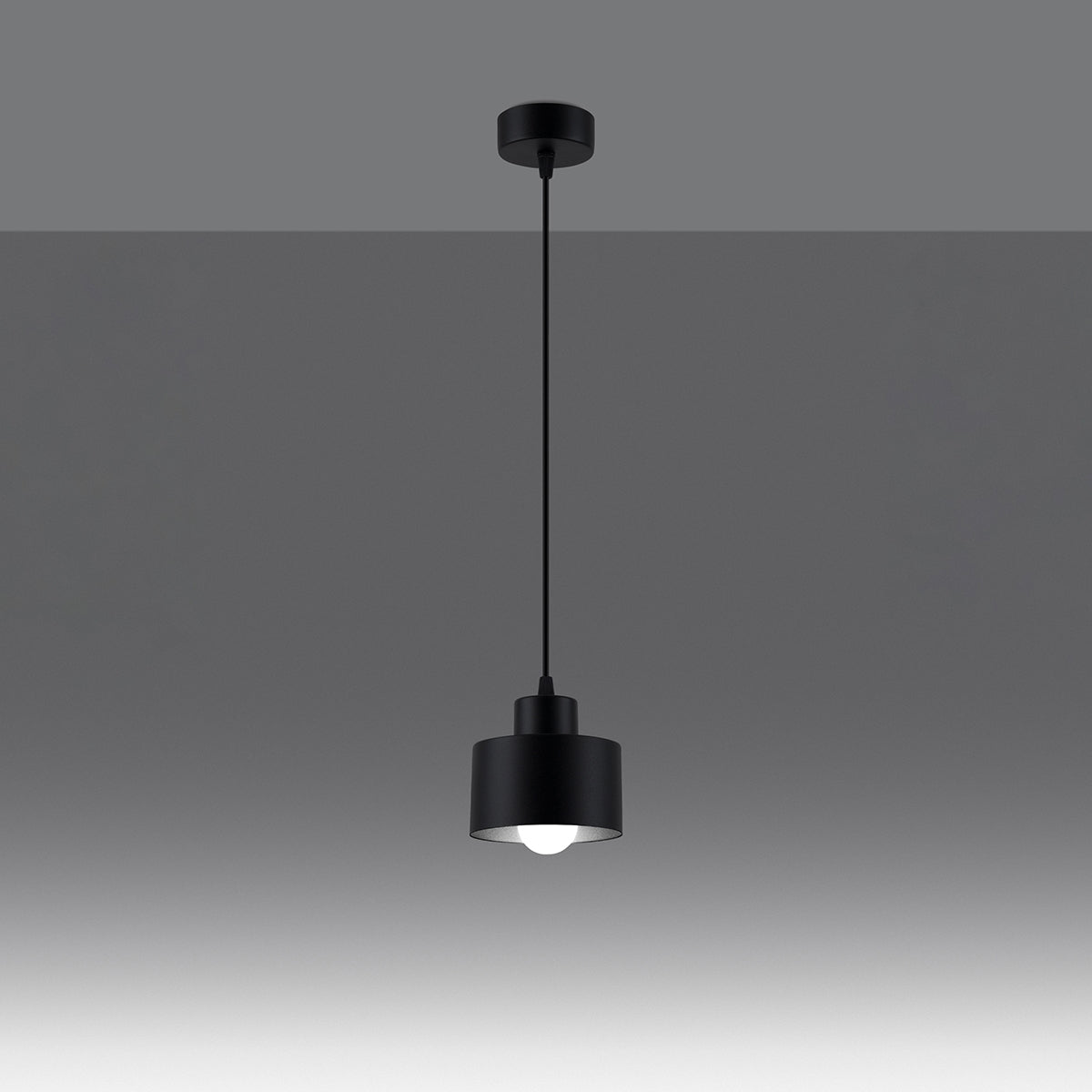 Lampe suspendue Cloche Design 1 noir