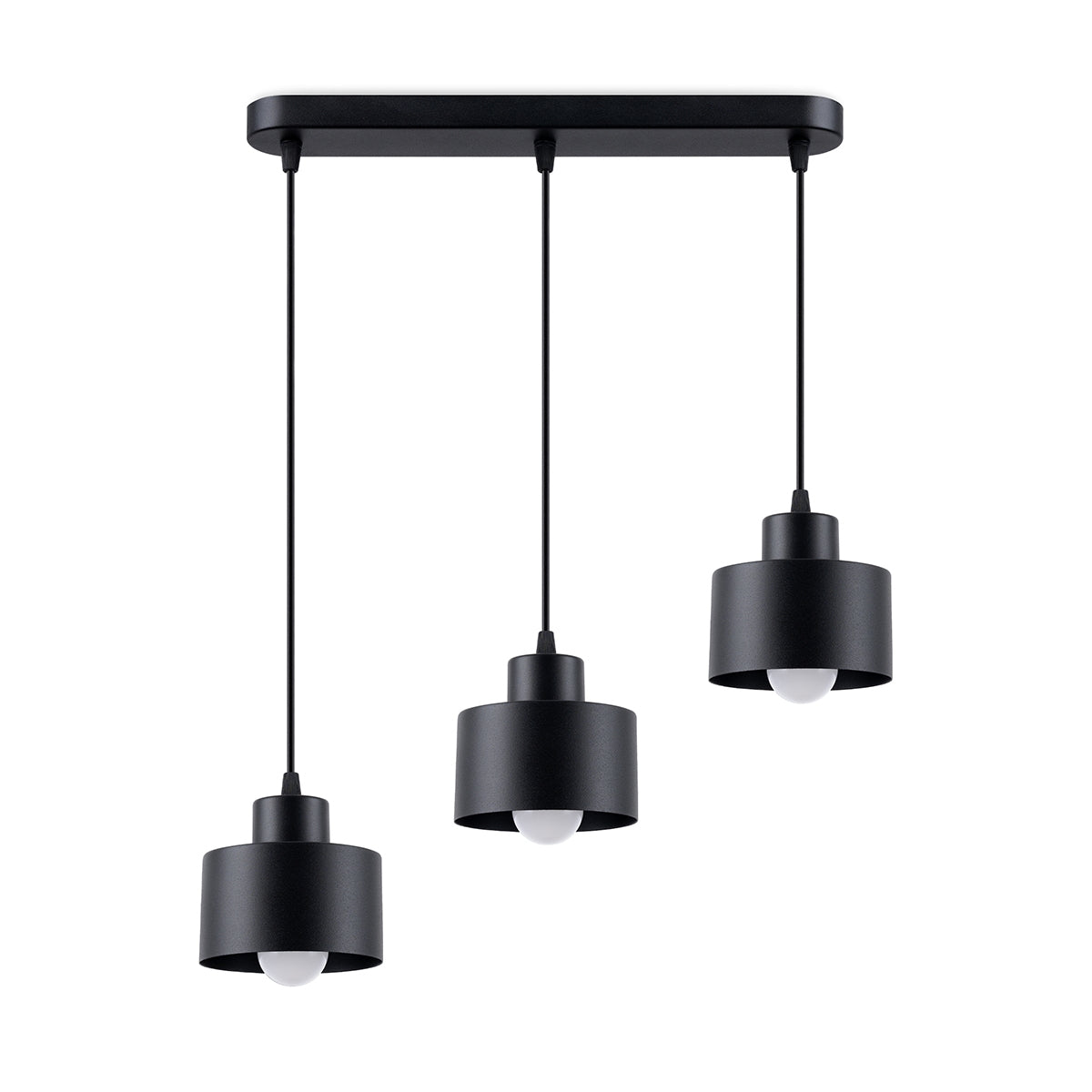 Lampe suspendue Cloche Design 3 noir