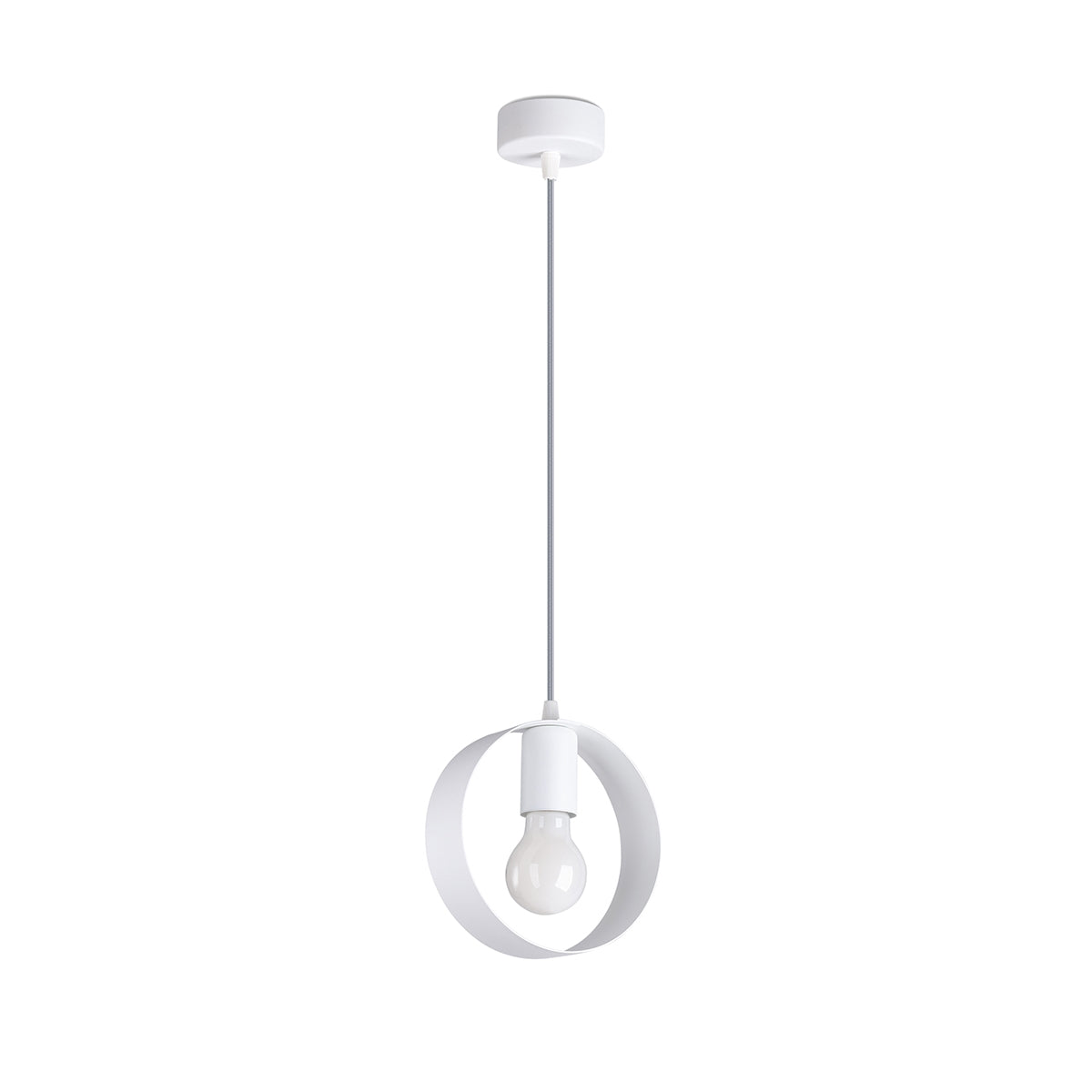 Lampe pendante Cyclone 1 blanc