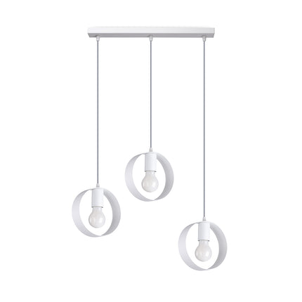 Lampe pendante Cyclone 3 blanc