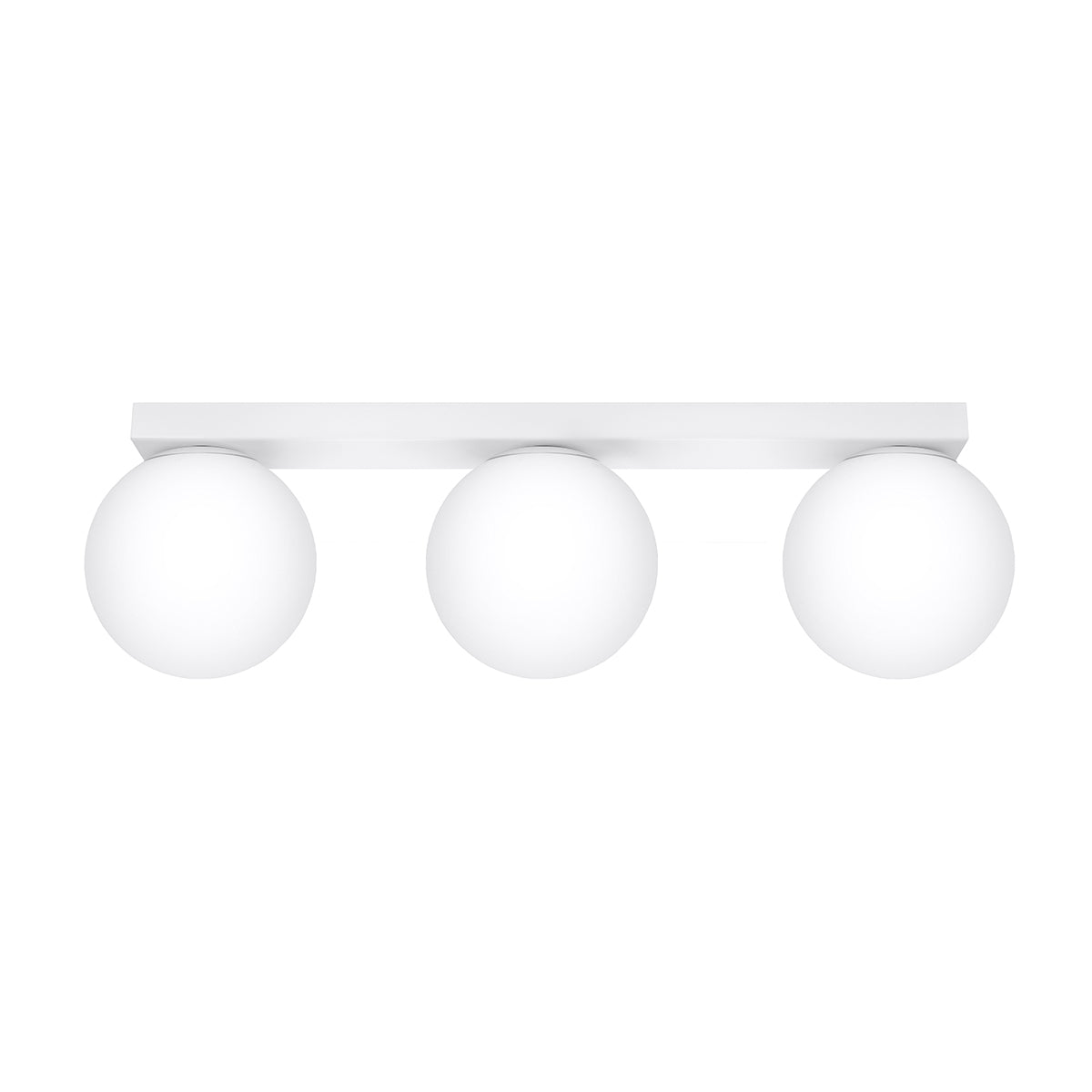 Globe Solis 3 white ceiling light