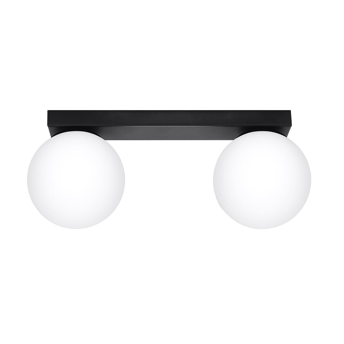 Globe Solis 2 black ceiling light