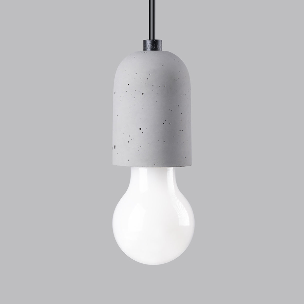 Refined Concrete Hanging Lamp 1 LONG