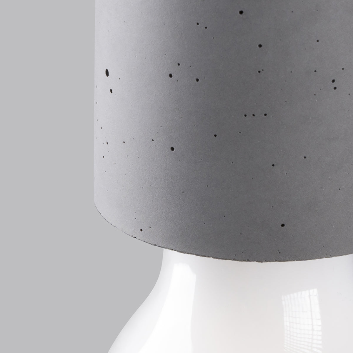 Refined Concrete Hanging Lamp 1 LONG