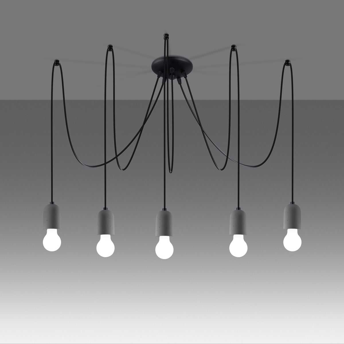 Refined Concrete Chandelier 5