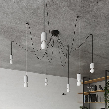 Kronleuchter aus raffiniertem Beton 7