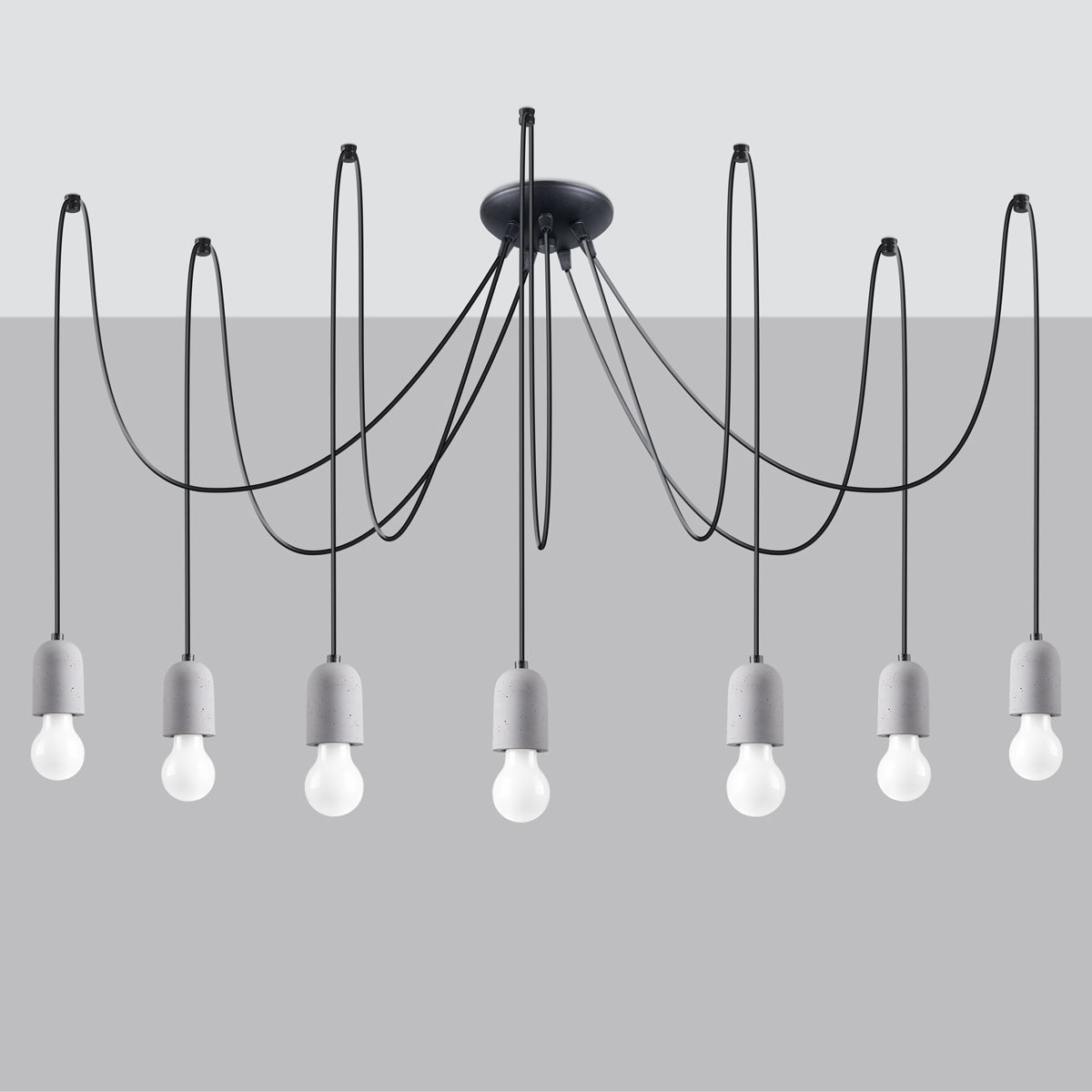 Refined Concrete Chandelier 7